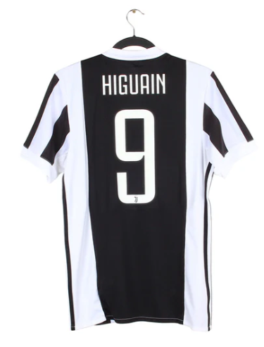 2017-2018 Juventus Maillot Higuain manches courtes