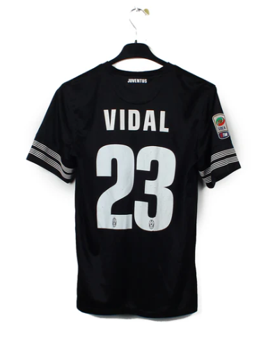 2012-2013 Juventus Maillot Vidal manches courtes