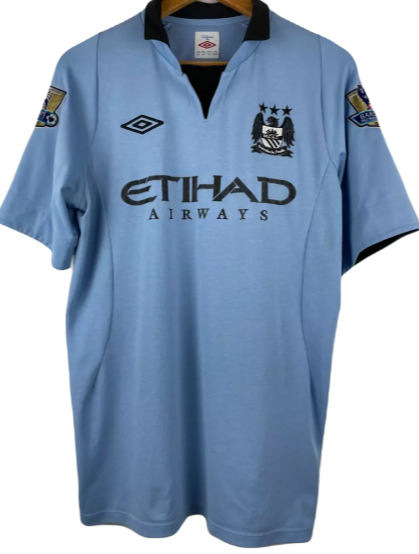 2012-2013 Manchester City Maillot Balotelli domicile manches courtes