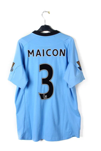 2012-2013 Manchester City Maillot Maicon manches courtes