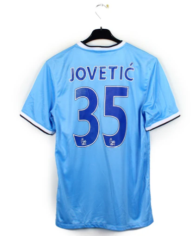 2013-2014 Manchester City Maillot Jovetić manches courtes