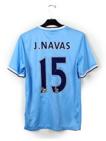 2013-2014 Manchester City Maillot J.Navas manches courtes