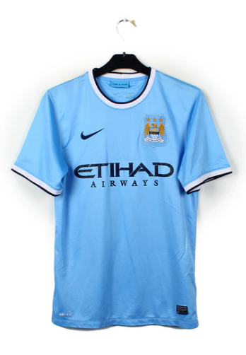 2018-2019 Manchester City Maillot Kun Aguero manches courtes