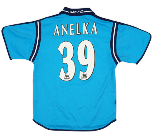 2002-2003 Manchester City Maillot Anelka manches courtes