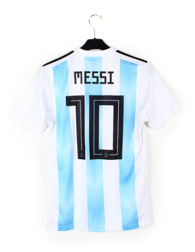 2018-2019 Argentine Maillot Messi manches courtes