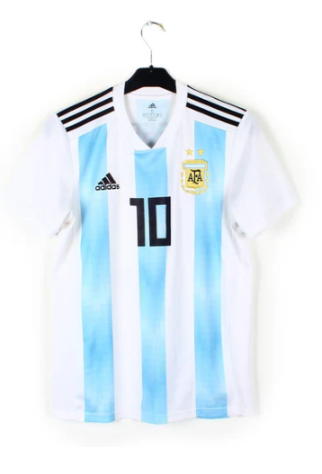 2018-2019 Argentine Maillot Messi manches courtes
