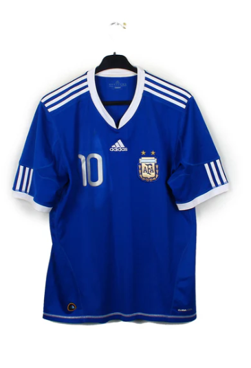 2010-2011 Argentine Maillot Messi manches courtes