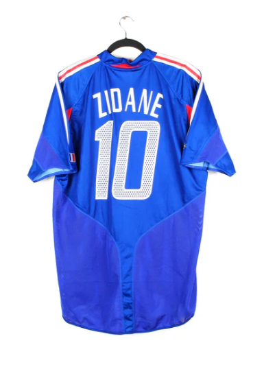 2004 France Maillot Zidane manches courtes