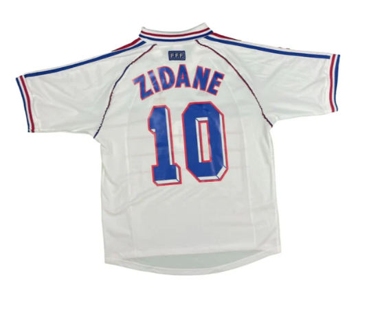 1998 France Maillot Zidane manches courtes / manches longues