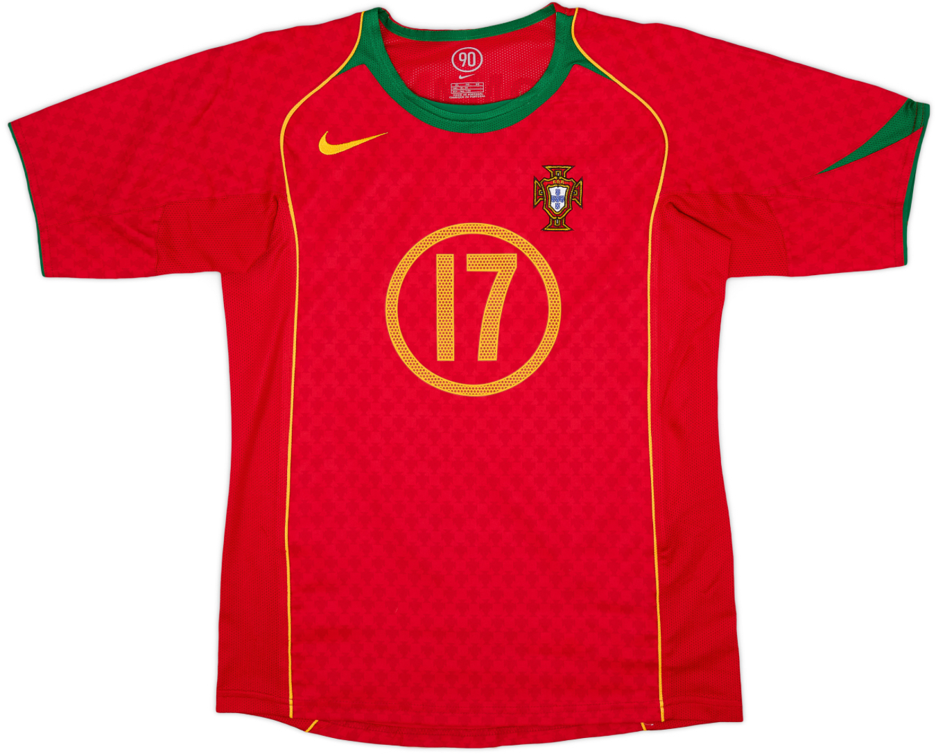 2004 Portugal Maillot Ronaldo manches courtes
