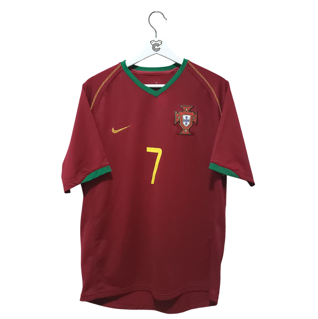 2006 Portugal Maillot Figo manches courtes
