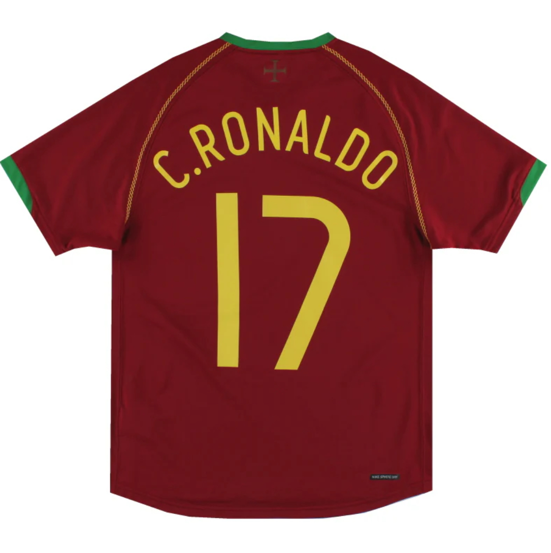 2006 Portugal Maillot Ronaldo manches courtes