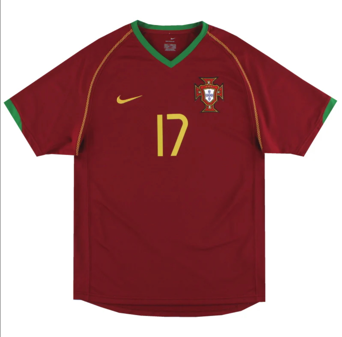 2006 Portugal Maillot Ronaldo manches courtes