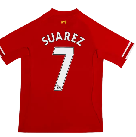 2013-2014 Liverpool Suarez manches courtes