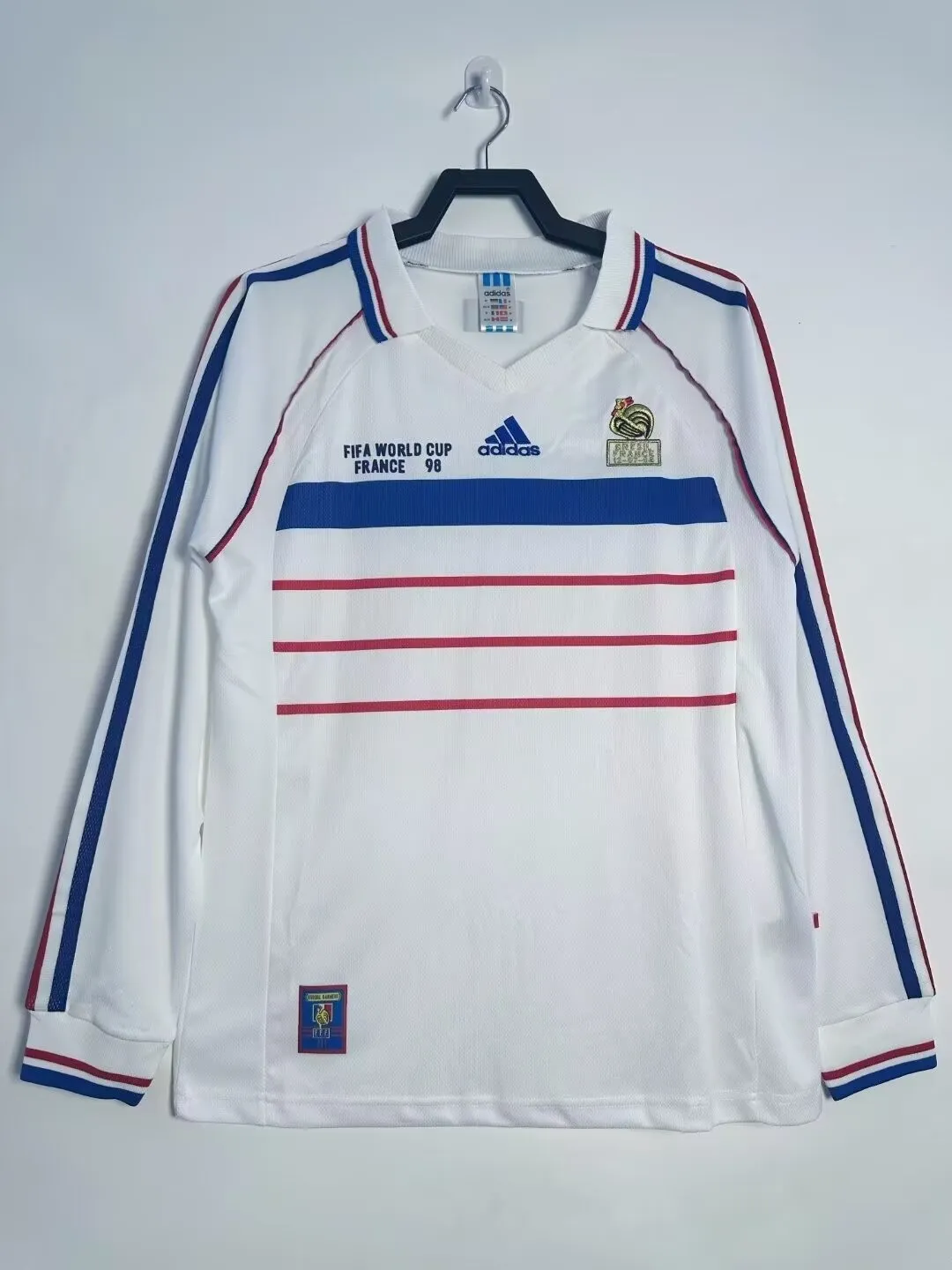 1998 France Maillot Zidane manches courtes / manches longues