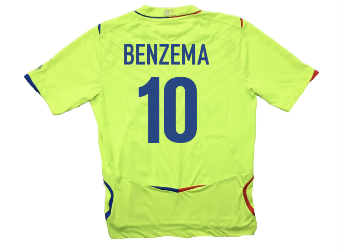 2008-2009 Olympique Lyonnais Maillot Benzema manches courtes