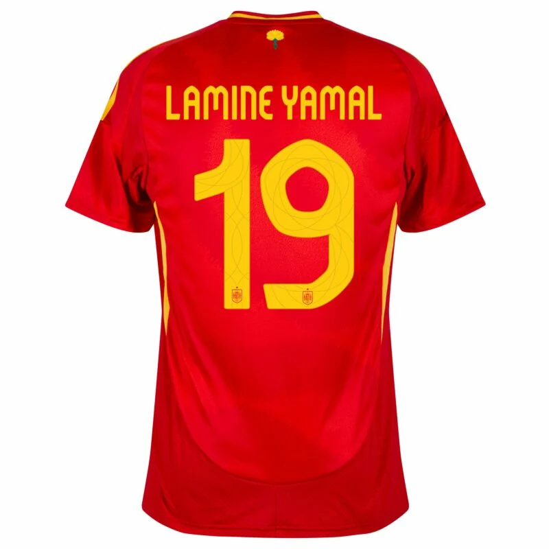 2024-2025 Espagne Maillot Lamine Yamal manches courtes