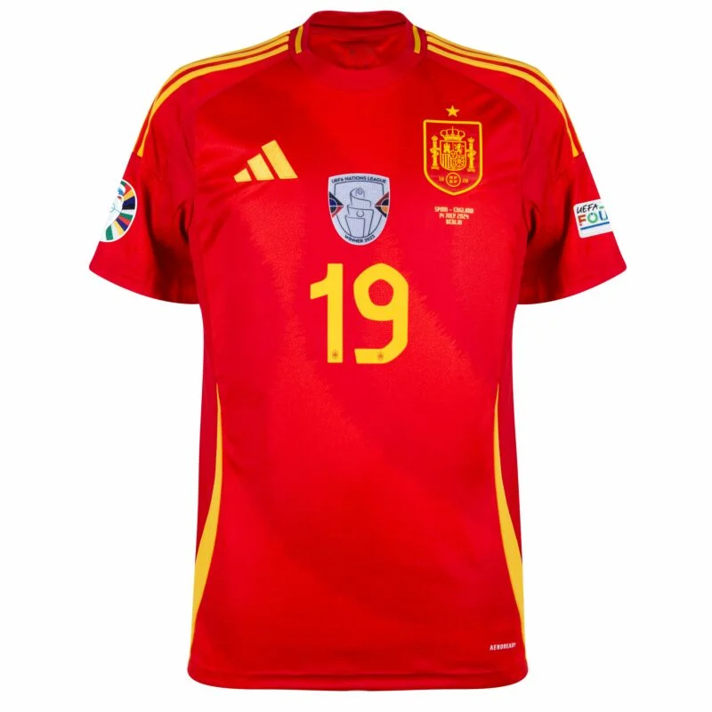 2024-2025 Espagne Maillot Lamine Yamal manches courtes
