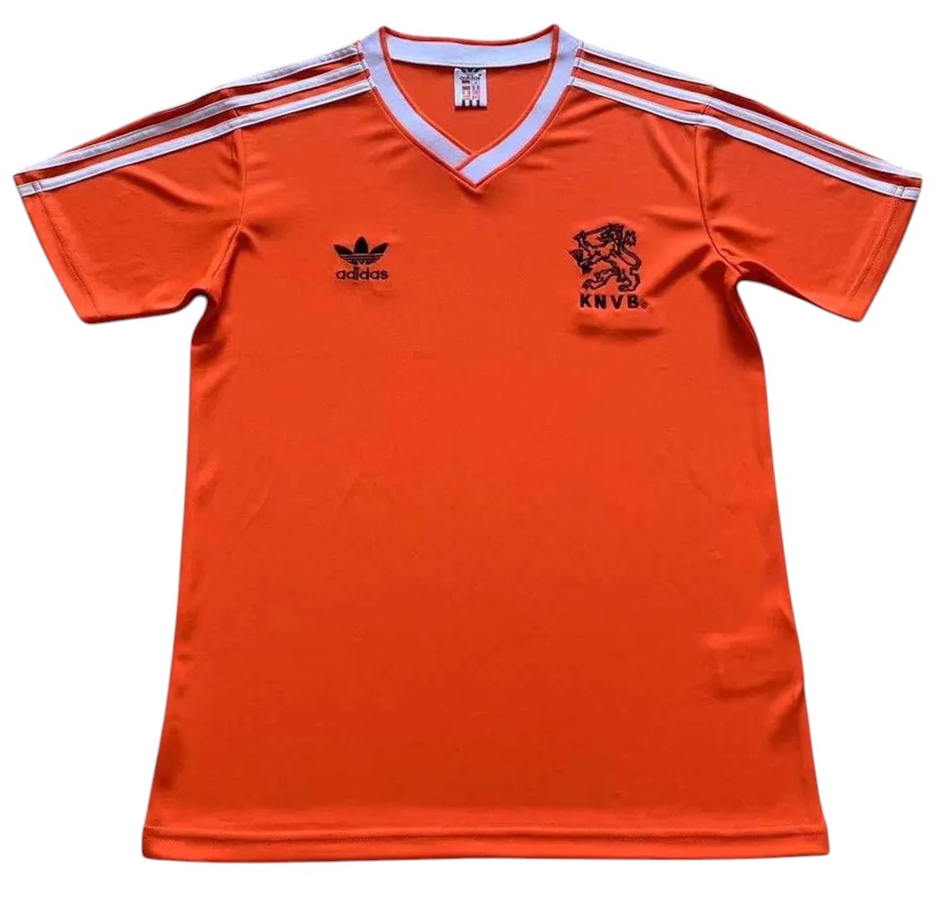 1986 Pays-Bas Maillot manches courtes