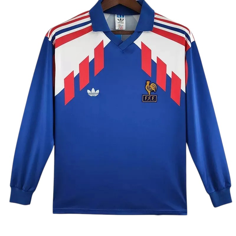 1988-1990 France Maillot manches longues