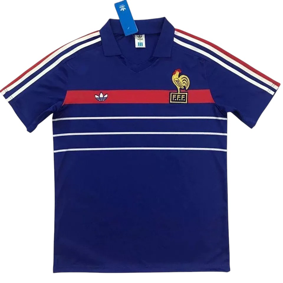 1984-1986 France Maillot manches courtes