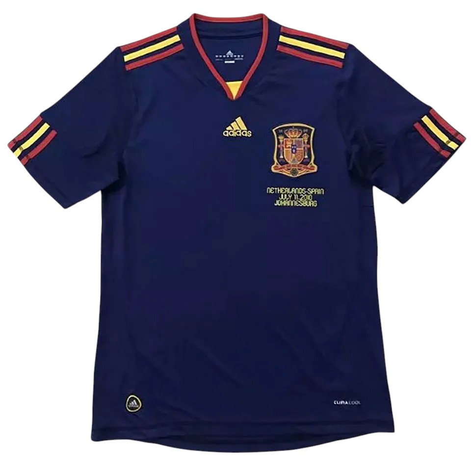 2010 Espagne Maillot manches courtes