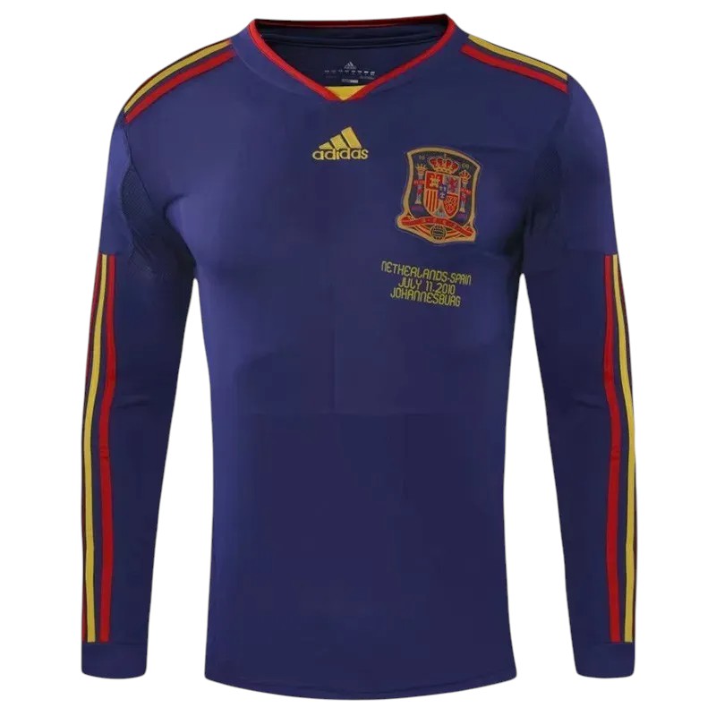2010 Espagne Maillot manches longues