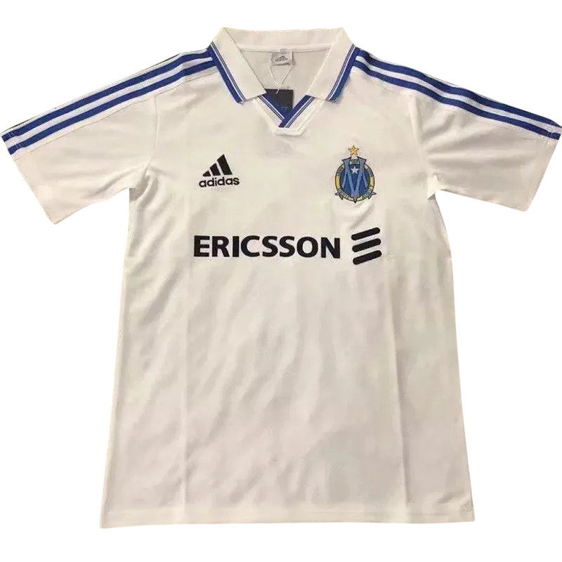 1999-2000 Olympique de Marseille domicile Maillot manches courtes