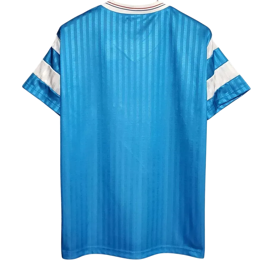 1990 Olympique de Marseille extérieur Maillot manches courtes