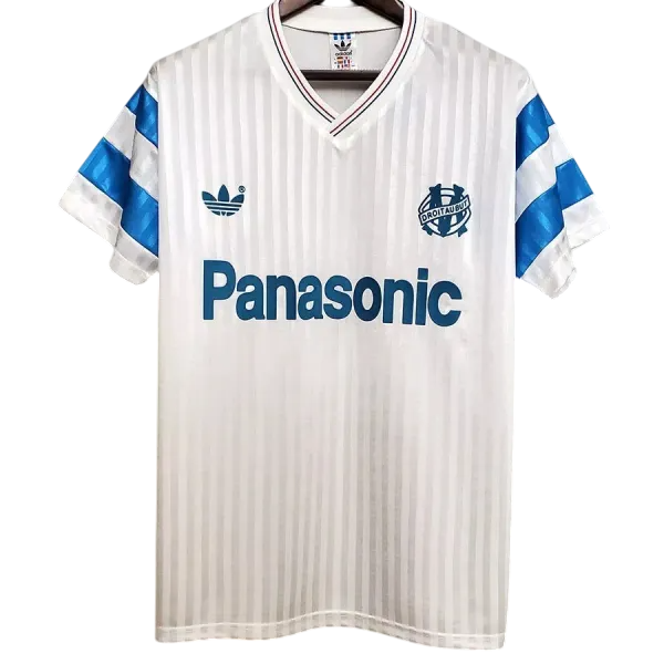 1990 Olympique de Marseille Maillot domicile manches courtes