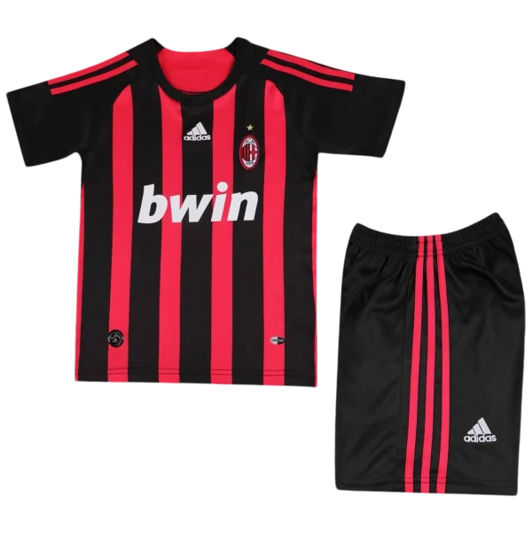 2008-2009 AC Milan maillots enfants manches courtes