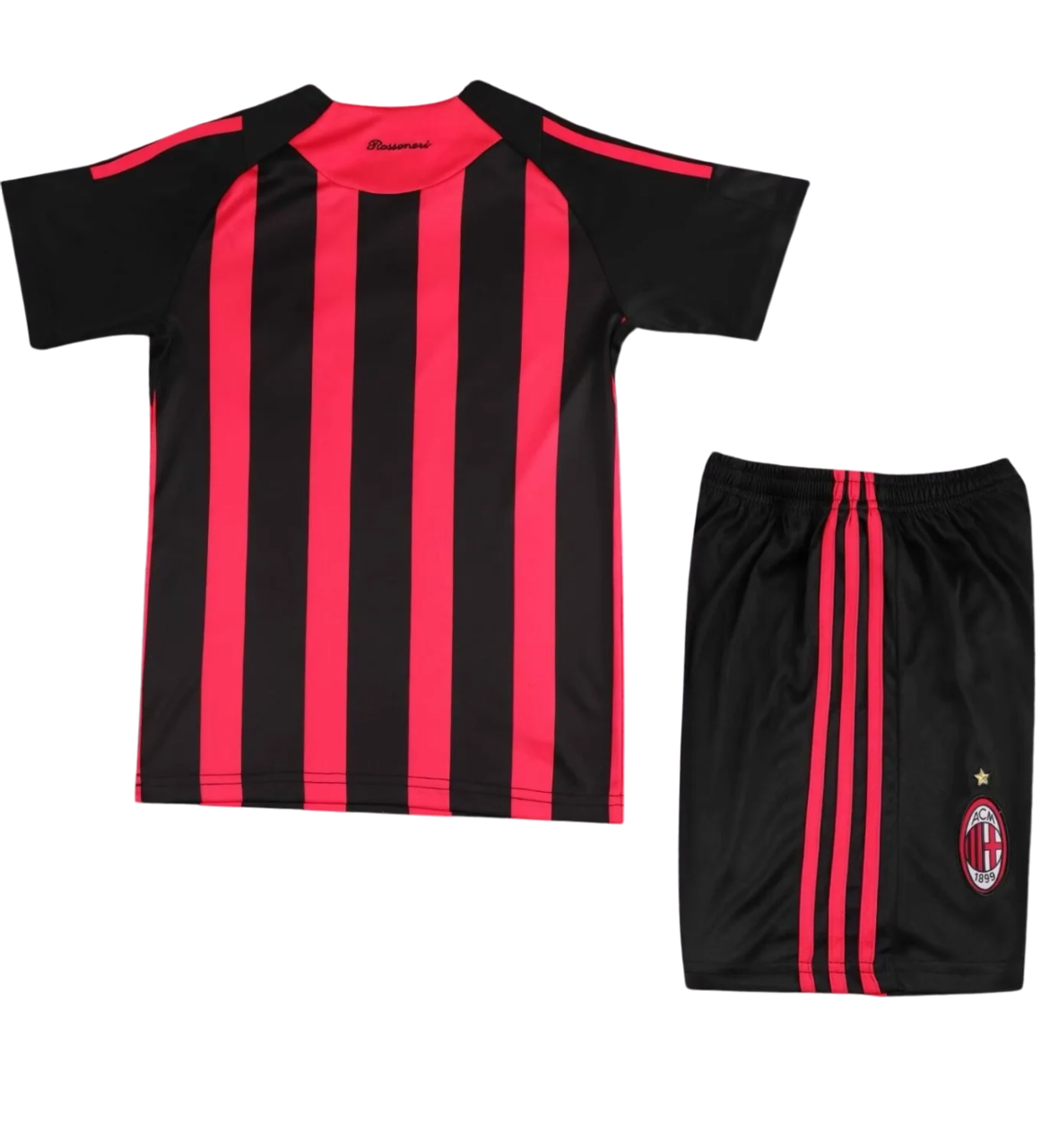 2008-2009 AC Milan maillots enfants manches courtes