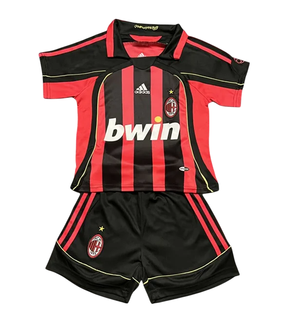 2006-2007 AC Milan maillots enfants manches courtes
