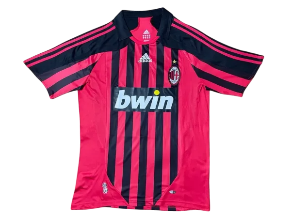 Maillot domicile manches courtes / longues ACM - AC Milan 2007-2008