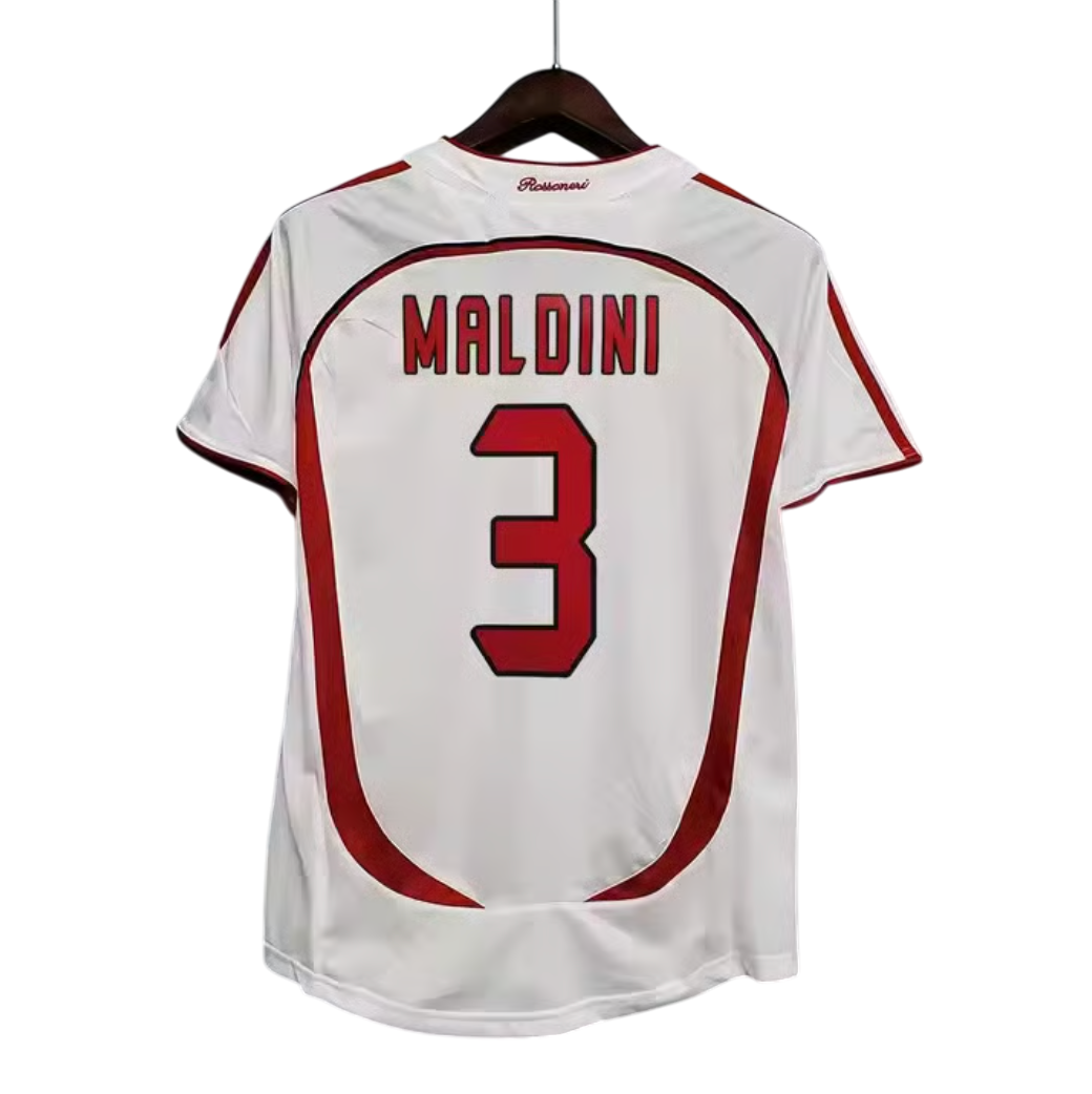 2006-2007 AC Milan Maillot Maldini manches courtes