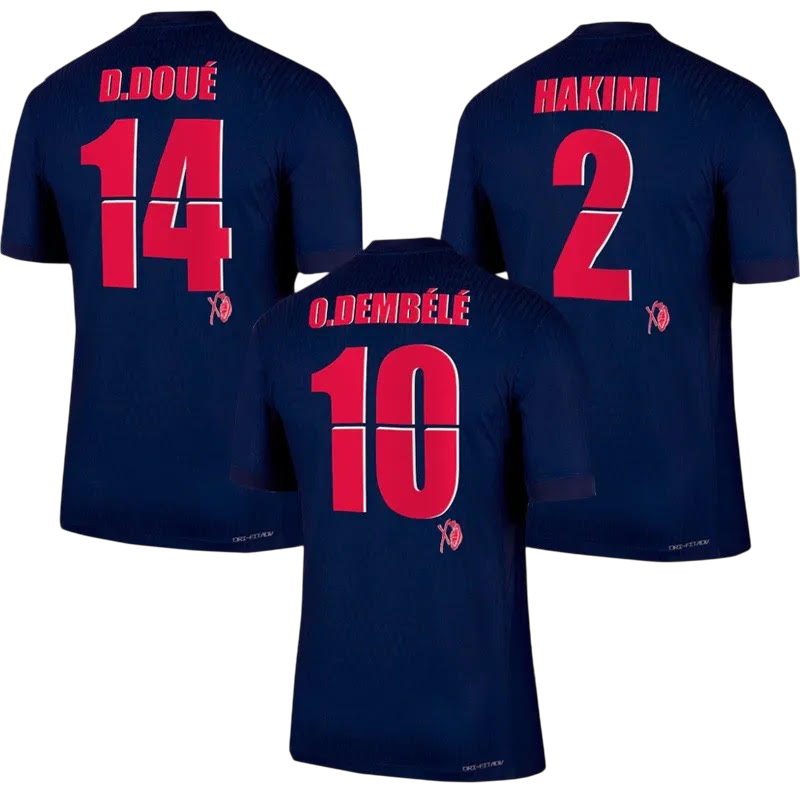 Maillot PSG avec étoile 2025-2026