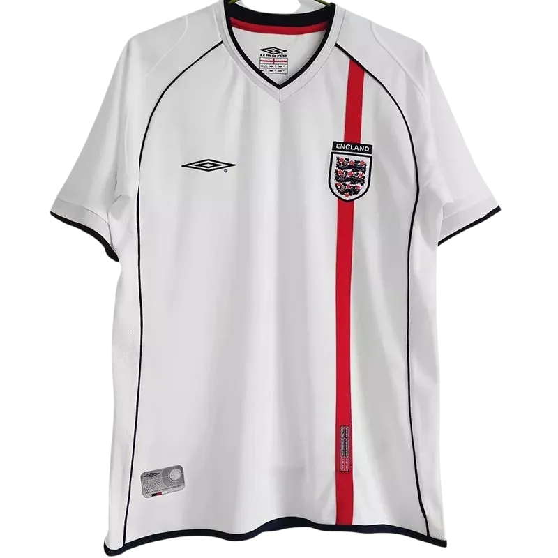 Maillot Angleterre 2002 manches courtes / manches longues