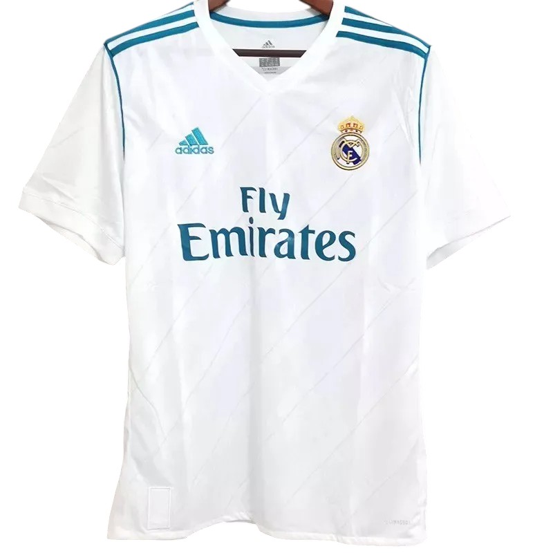 2017-2018 Real Madrid Maillot domicile manches courtes / manches longues