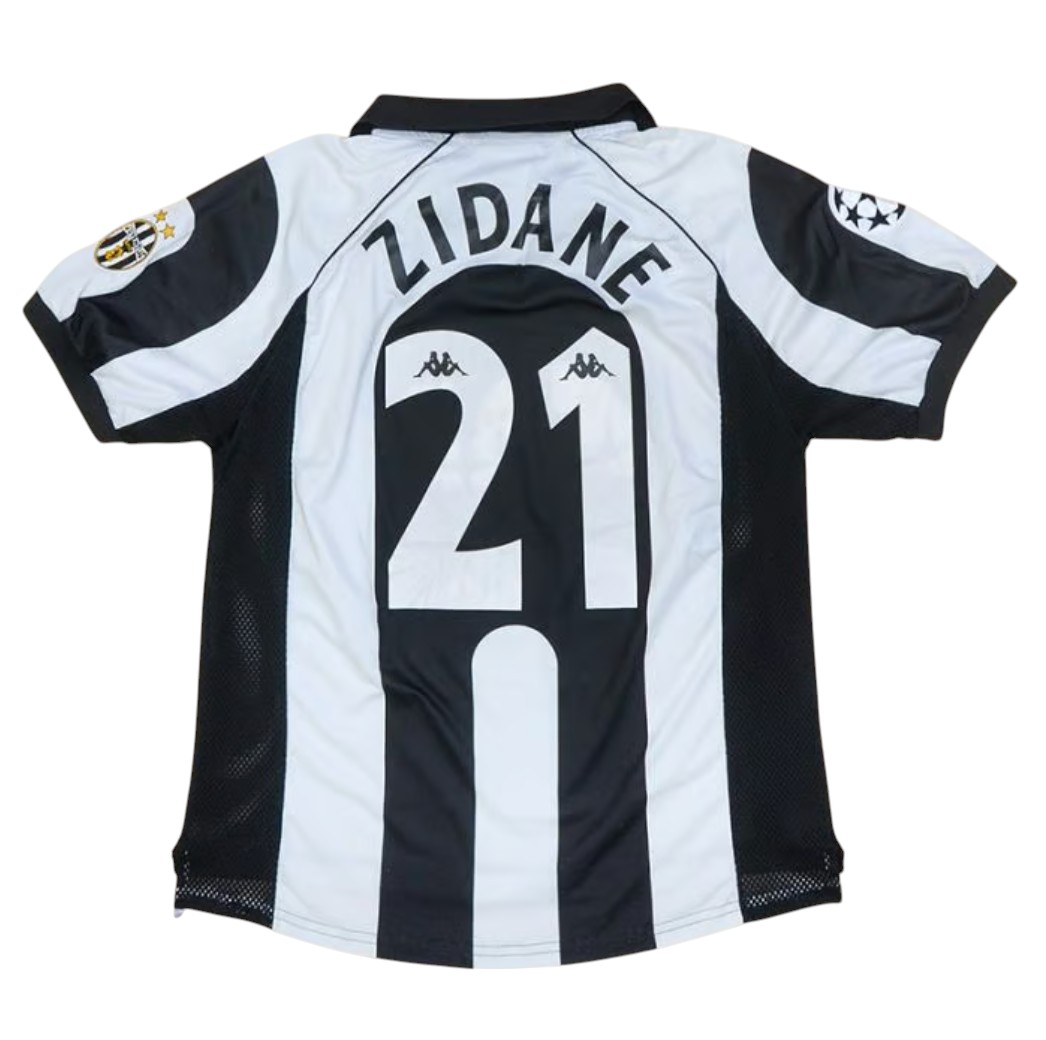 1997-1998 Juventus Maillot Zidane manches courtes
