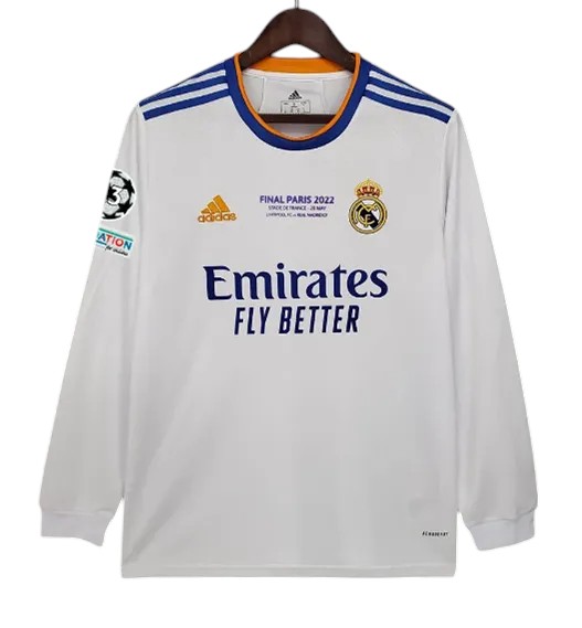 2021-2022 Real Madrid Maillot domicile manches courtes