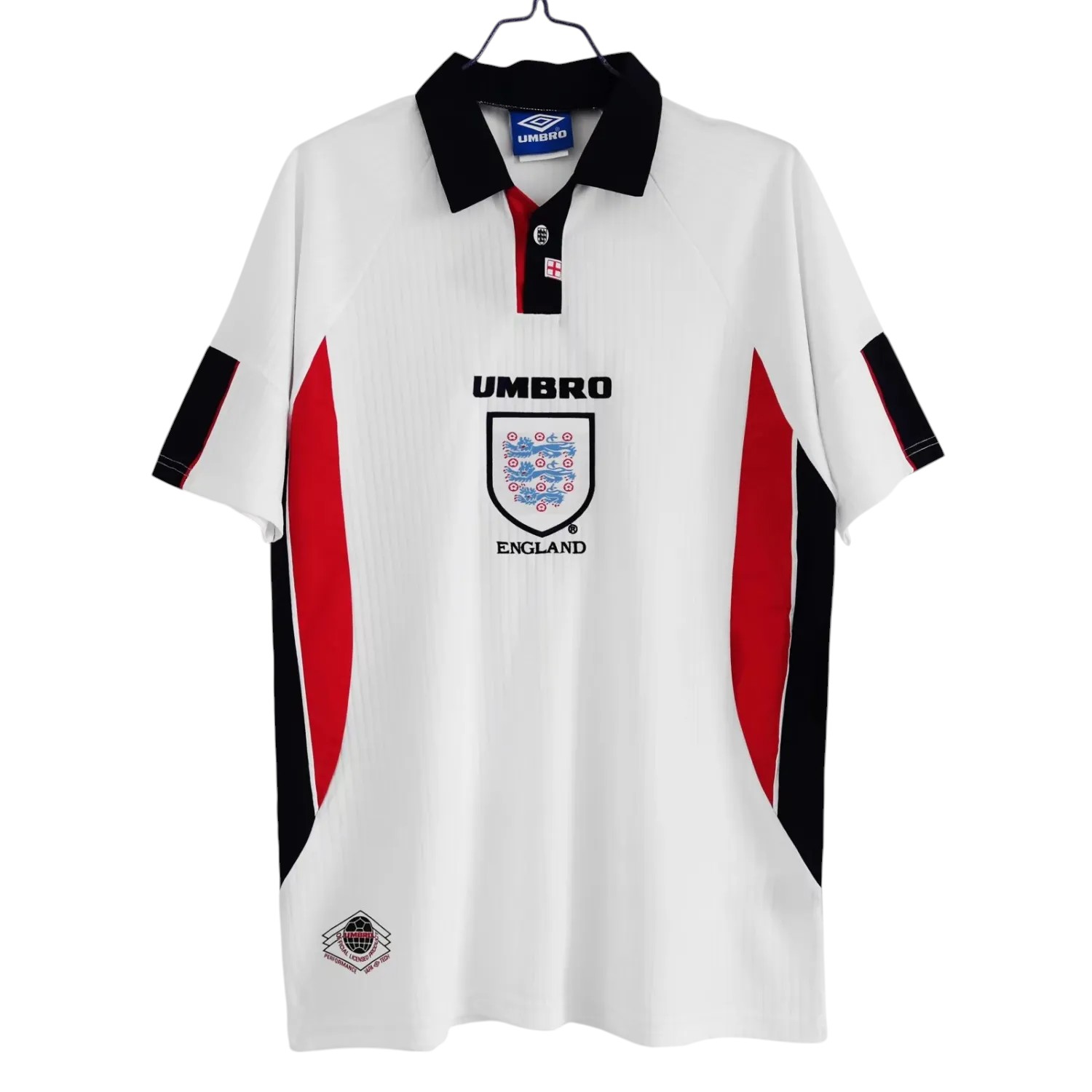 Maillot Angleterre 1998 manches courtes / manches longues