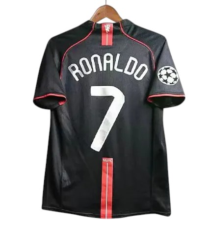 2007-2008 Manchester United maillot Ronaldo LDC manches courtes / manches longues
