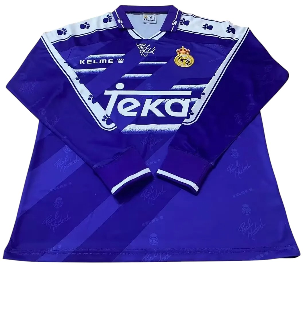 1994-1996 Real Madrid Maillot extérieur manches courtes / manches longues