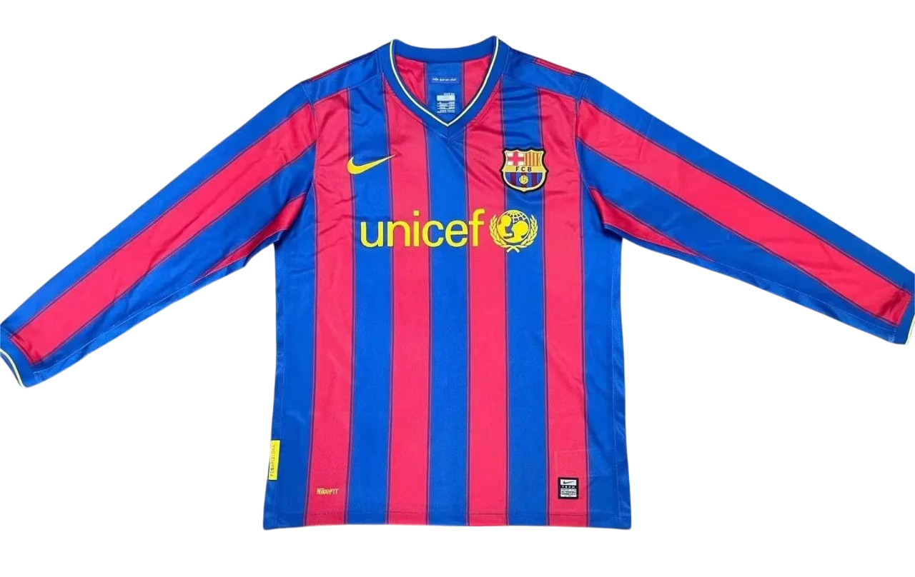 2009-2010 FC Barcelone Maillot manches courtes / manches longues