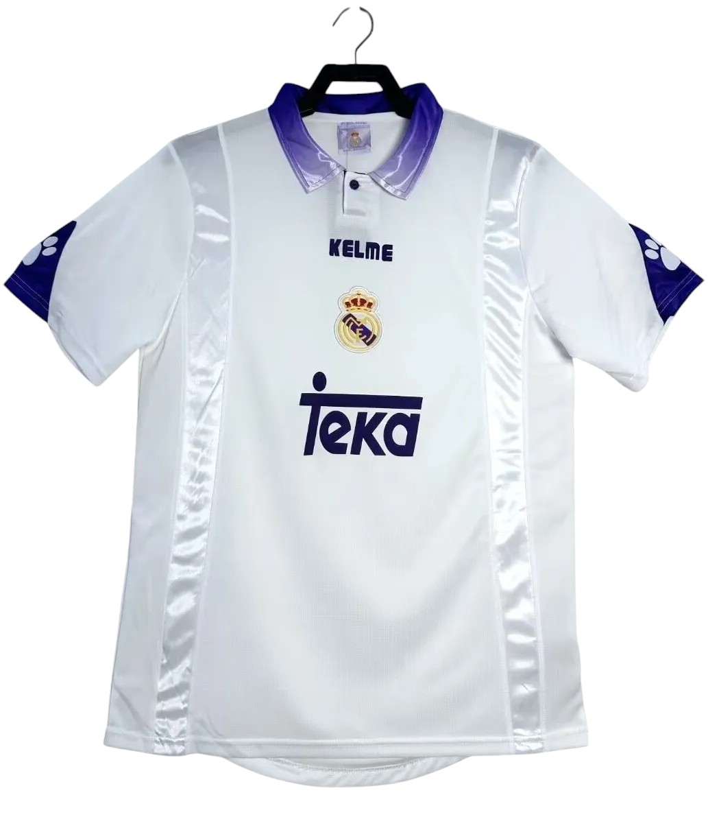 1997-1998 Real Madrid Maillot domicile manches courtes