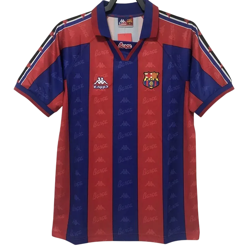 1996-1997 FC Barcelone Maillot manches courtes / manches longues