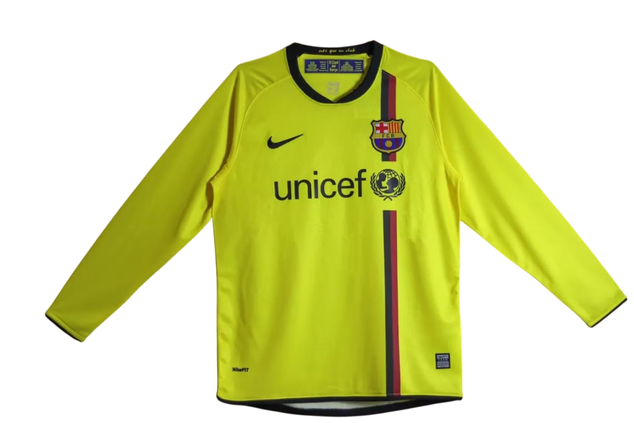2008-2009 FC Barcelone Maillot manches courtes / manches longues