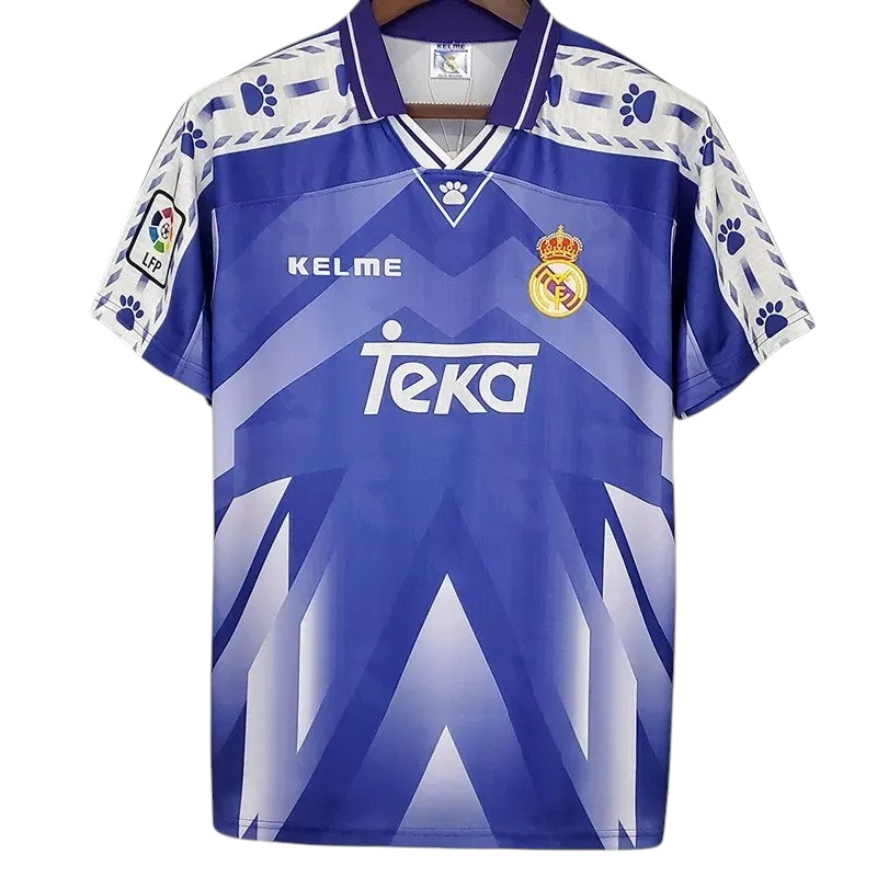 1996-1997 Real Madrid Maillot extérieur manches courtes
