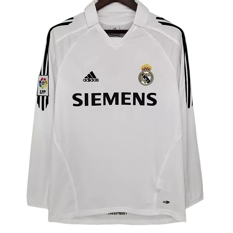 2005-2006 Real Madrid Maillot domicile manches courtes / manches longues