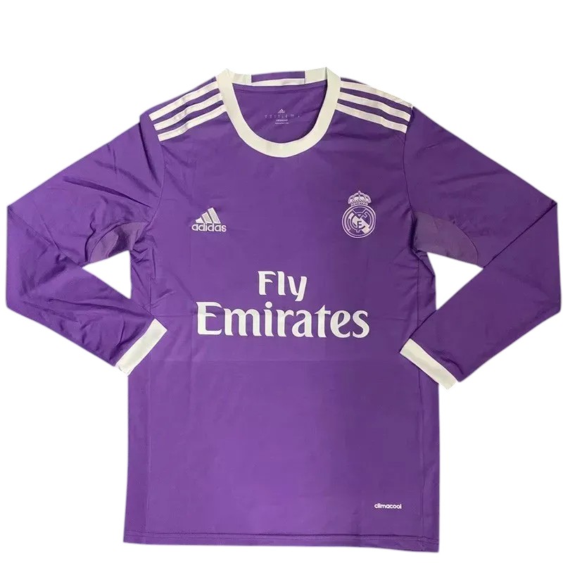 2016-2017 Real Madrid Maillot extérieur manches courtes / manches longues